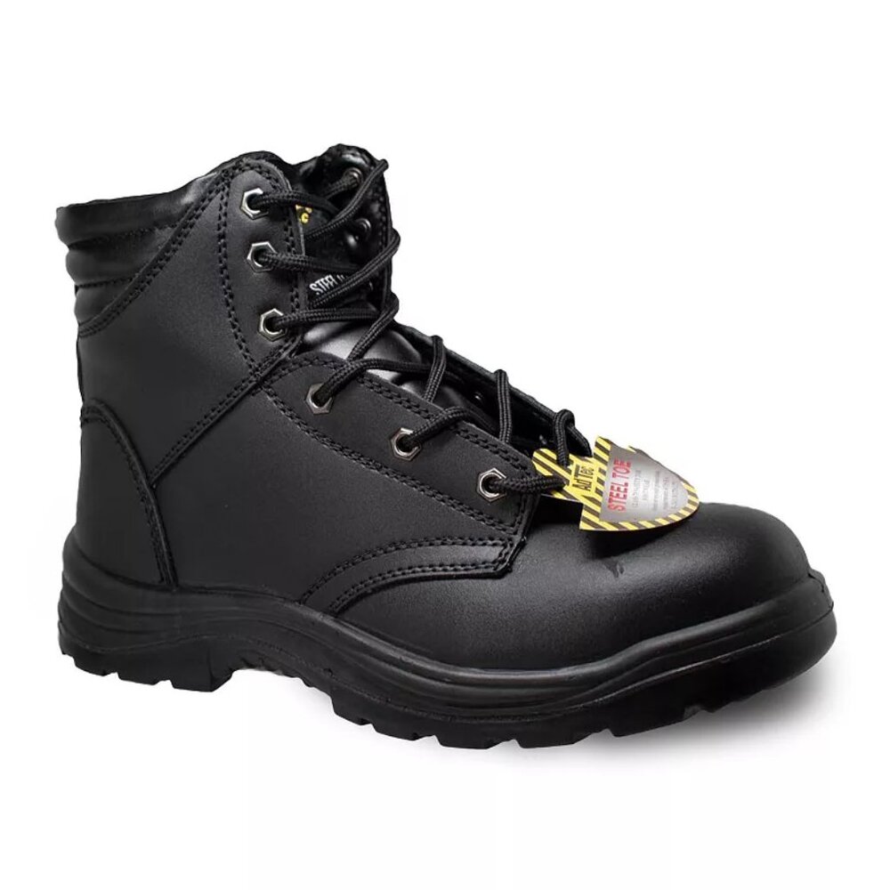 Men's AdTec Classic VII Steel Toe Work Boots - Black - 8 - NWT